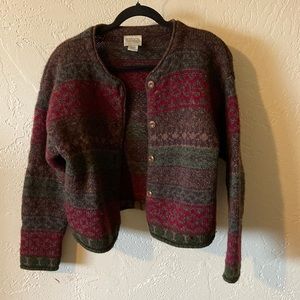 100% wool sweater